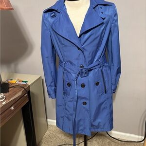 Steve Madden purpleJacket with Black and White Striped Lining